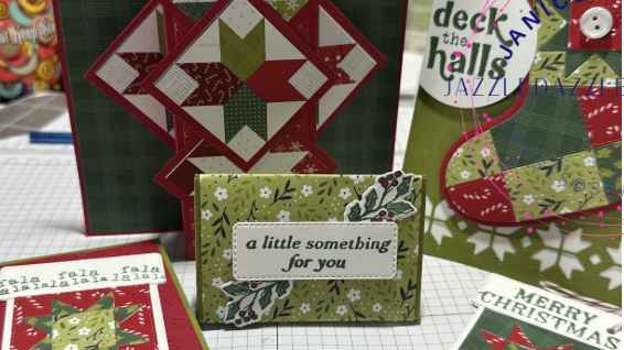 Christmas Crafting Cream Tea in September - Stitched Stocking