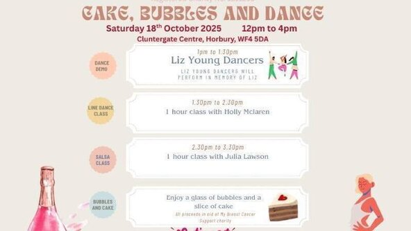 Cake, Bubbles and Dance Event