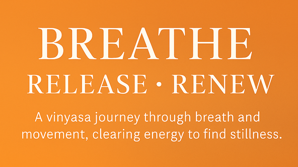 Sunday Vinyasa & Breath to Awaken & Align