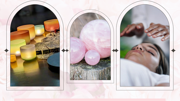 Rose Quartz and Rahanni Self Care Sound Bath Experience