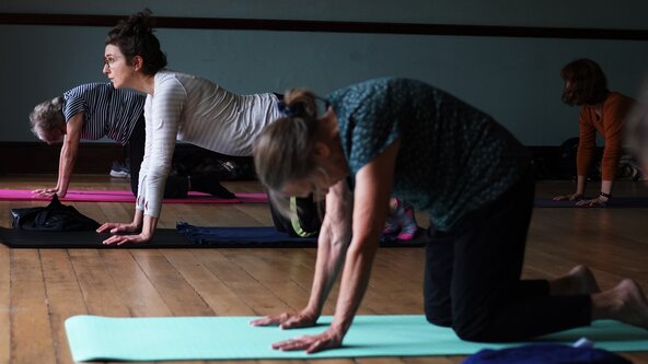 Tuesday Morning Yoga  09:40 AM March-April 
