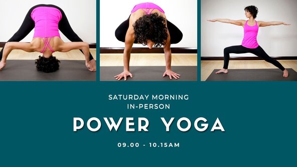 🟡 IN STUDIO -  Saturday Morning  -  Power Yoga - 13 Class Course - Autumn Term