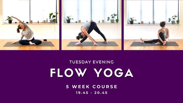 🟢 IN STUDIO -  Tuesday - Evening Flow Yoga - 12 Class Course - Autumn Term