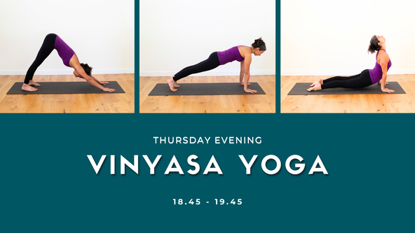  🔶 IN-STUDIO - Thursday - Vinyasa Yoga - 15 Class Course - Autumn Term 