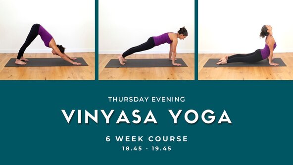  🔶 IN-STUDIO - Thursday - Vinyasa Yoga - 12 Class Course - Autumn Term 