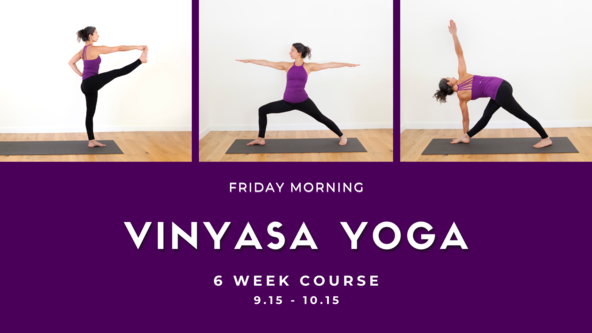 ☀️ IN STUDIO -  Friday Morning Yoga Flow - 12 Class Course - Autumn Term 