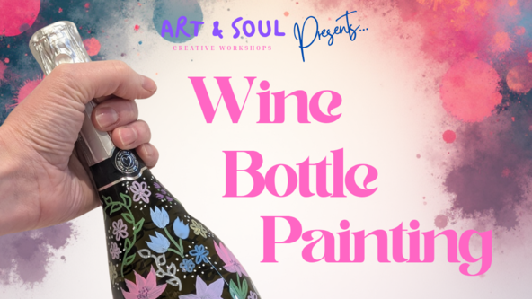 Wine Bottle Painting X Social Gals Collective 