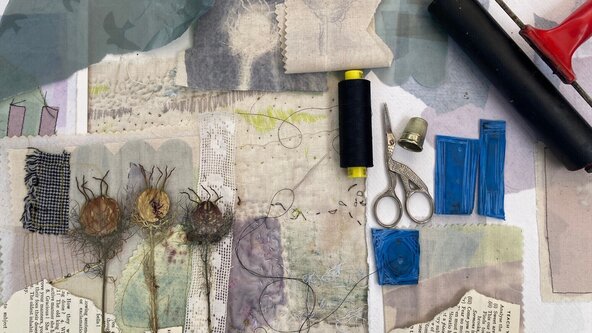 Textiles workshop: Landscape stitching with Clare Spender