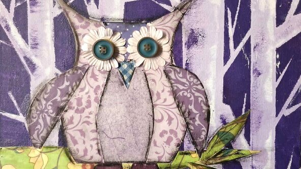 PK1, OUTSTANDING OWLS, Mixed Media on canvas (6 yrs+) – Pukekohe