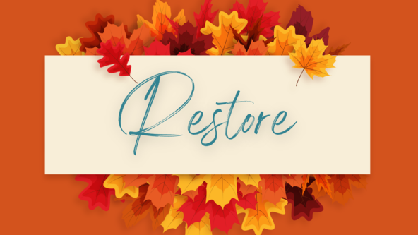 Restore: Autumn Wellbeing Day Retreat