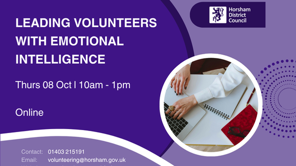 Leading Volunteers with Emotional Intelligence - Voluntary Sector Support