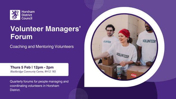 Volunteer Managers' Forum: Coaching and Mentoring Volunteers
