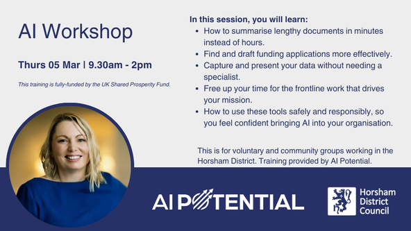 AI Workshop - Voluntary Sector Support