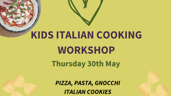 Kids Italian Cooking Workshop Morning Session