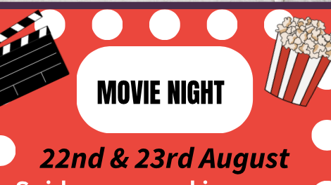  Movies Summer Workshop Wednesday 23rd August