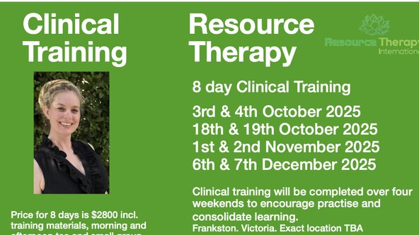 Eight Day Clinical Training - we will explore the eight pathologies that states can have in depth including diagnosis and treatment strategies for each pathology.
