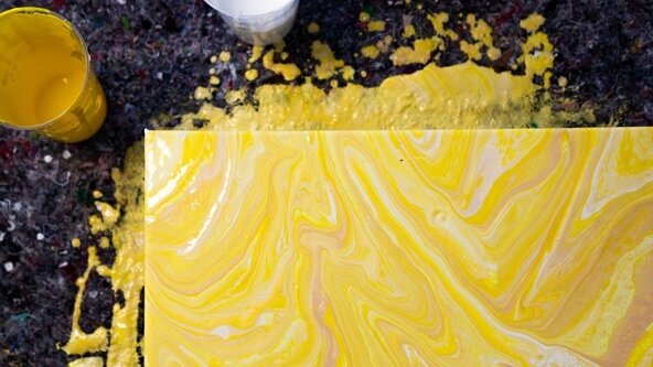 Acrylic Paint Pouring