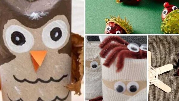 Kinderbastelkurs - Herbst und Halloween basteln 