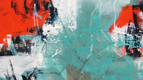 Intuitives Malen- Spachteln mit Gerti