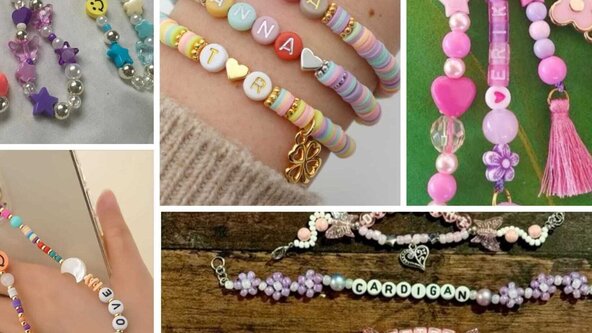 Armbänder, Fußkettchen und Handyketten