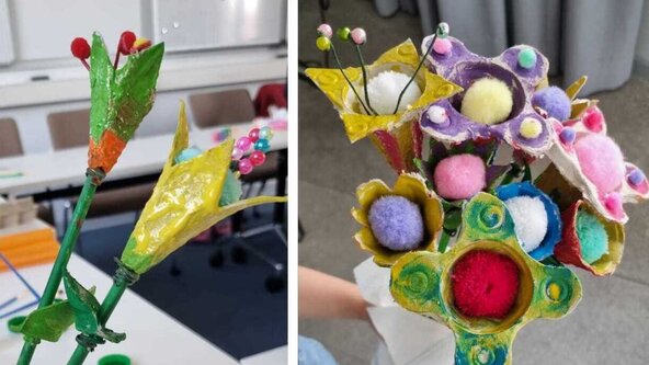 Kinderbastelkurs - Bunte Blüten 