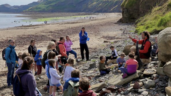 Runswick Bay - In Search of Sea Dragons with The Rock Showman