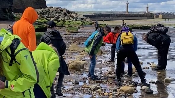 Saltwick Bay - In the Footprints of Dinosaurs with Byron