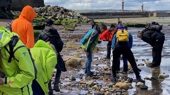 Saltwick Bay - In the Footprints of Dinosaurs with Byron