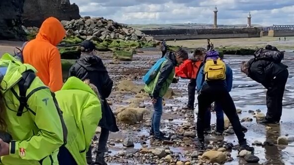 Saltwick Bay - In the Footprints of Dinosaurs with Byron