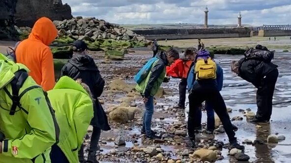 Saltwick Bay - In the Footprints of Dinosaurs with Byron