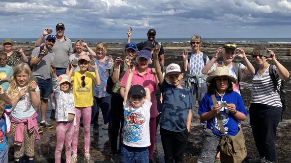Runswick Bay - In Search of Sea Dragons with Byron