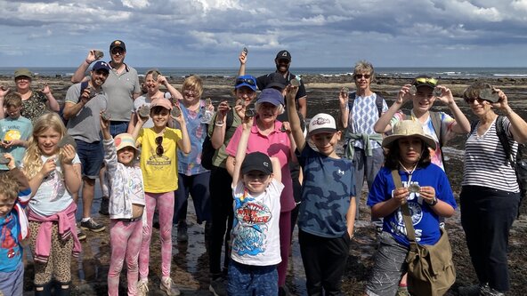 Runswick Bay - In Search of Sea Dragons with Byron