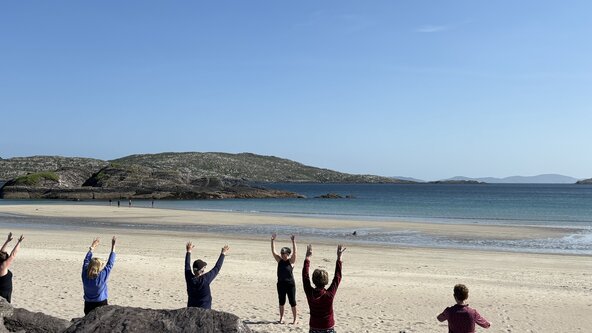 Yoga & Sauna on Derrynane Beach