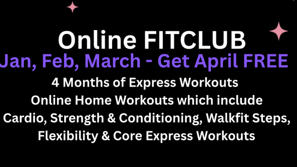 SALE BF3 Online FITCLUB (3 months Jan- Mar - get April free)