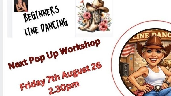 Pop Up Beginners Line Dancing 
