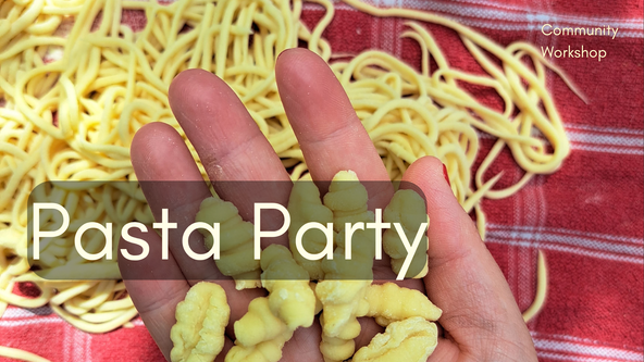 Pasta Party Workshop with Adriana - Children aged 4 to 12 years