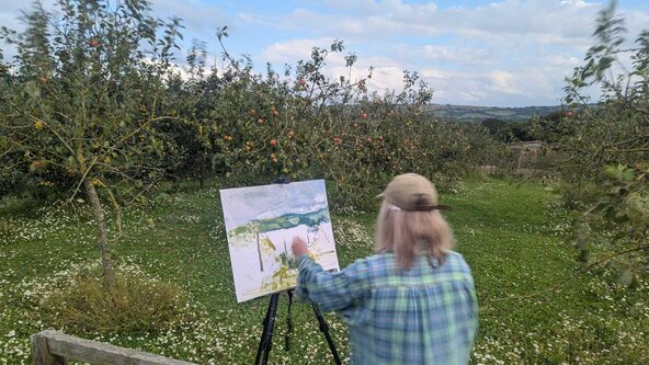 Painting the Farm Summer 2026, A 5 day Plein Air Painting Course in Dorset 29th June to 3rd July