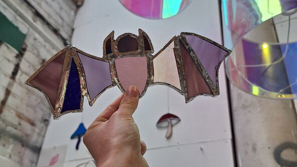 Halloween Stained Glass Decoration '27