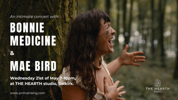 BONNIE MEDICINE & MAE BIRD at THE HEARTH studio.