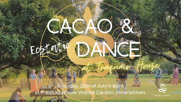 CACAO & DANCE at Traquair House Walled Garden.