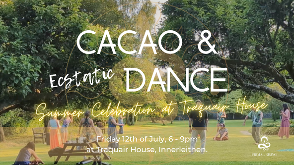 CACAO & DANCE Summer Celebration at Traquair House Walled Garden.