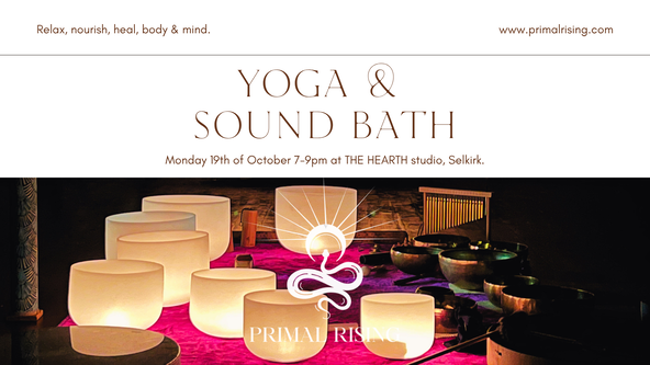 YOGA & SOUND BATH: An evening to unwind