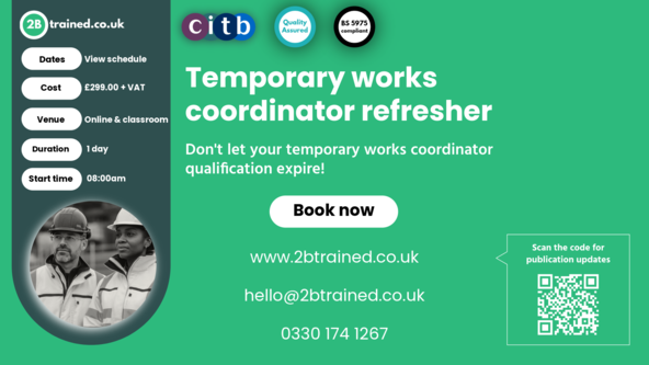 CITB Temporary Works Coordinator Training Course Refresher (Online)