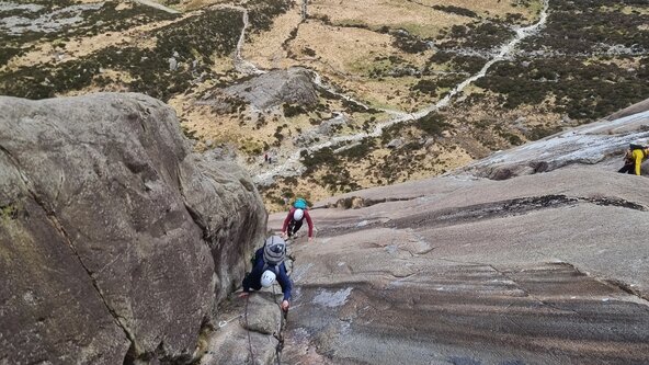 Advanced Rock Climbing in North Wales