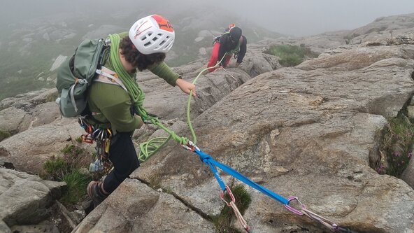 Scrambling Development - Learn to Lead in North Wales