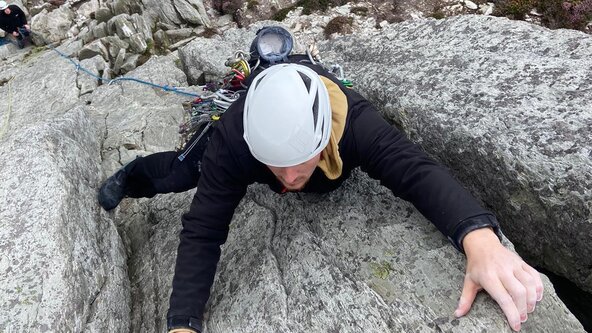 Learn to Lead Climbing Course in North Wales