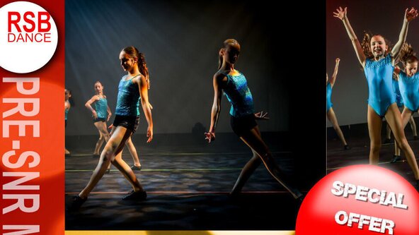 Pre Senior modern jazz classes (ages 8 - 11)