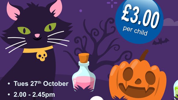 HALF TERM HALLOWEEN WORKSHOP @ Merstham Library
