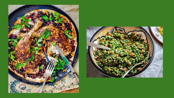 Musakhan and Taboule cookalong session with Brigitte Kaviani 