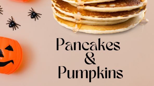 Halloween Pancakes & Pumpkins 🎃 